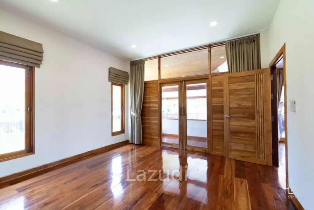 10 Rai land with 3 Bed pool villa Stunning mountain View