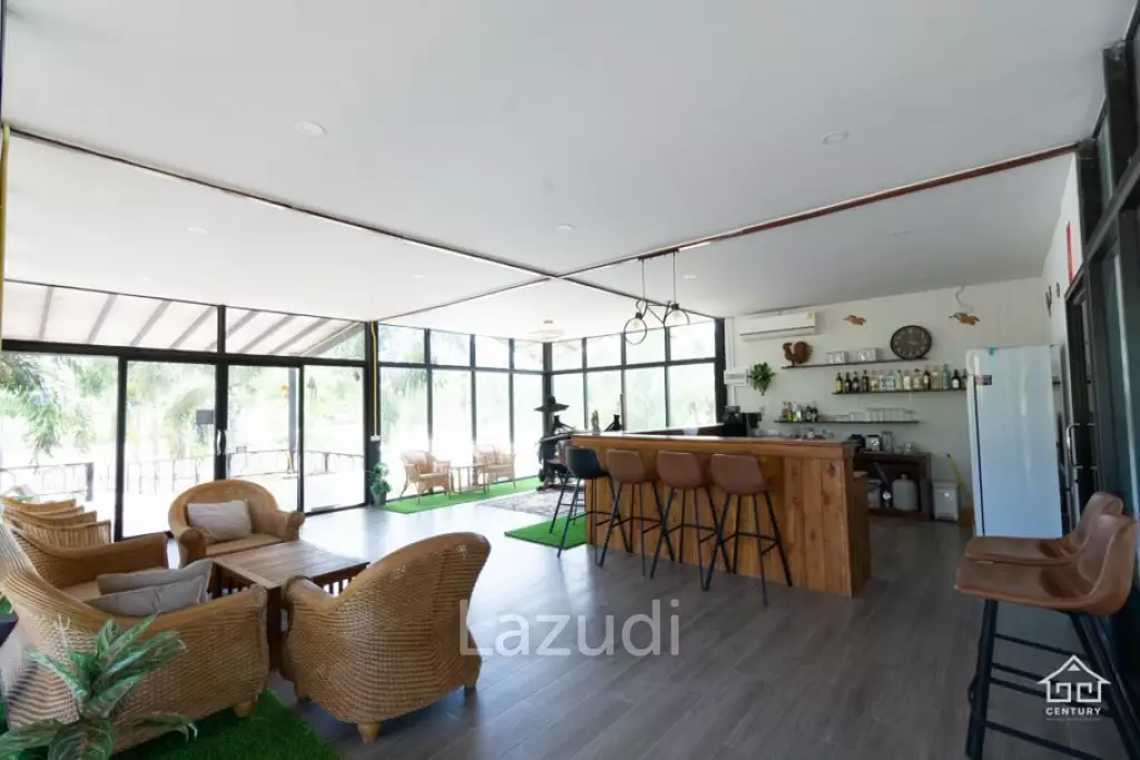 10 Rai land with 3 Bed pool villa Stunning mountain View