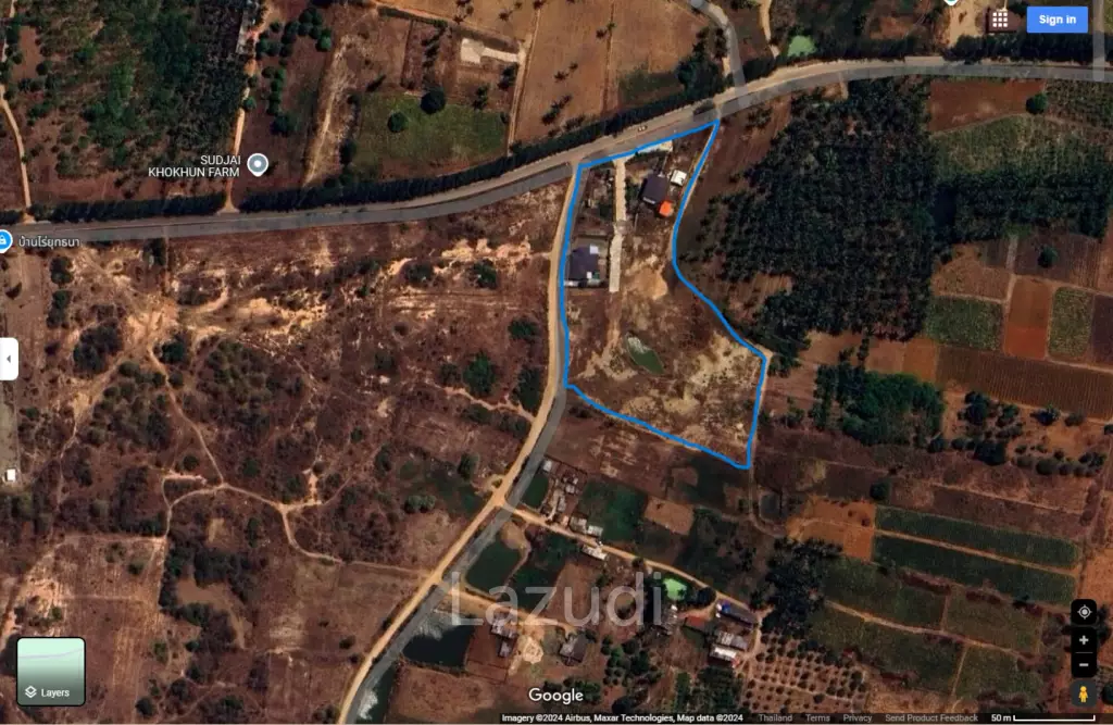 10 Rai land with 3 Bed pool villa Stunning mountain View