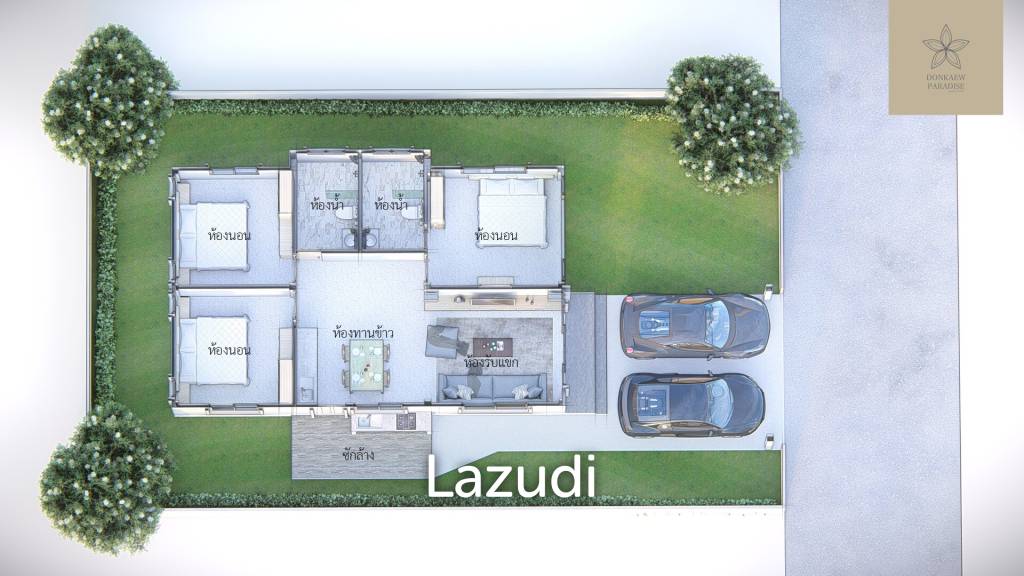 3 Bed 2 Bath House For Sale (Donkaew, MaeRim, Chiang Mai)