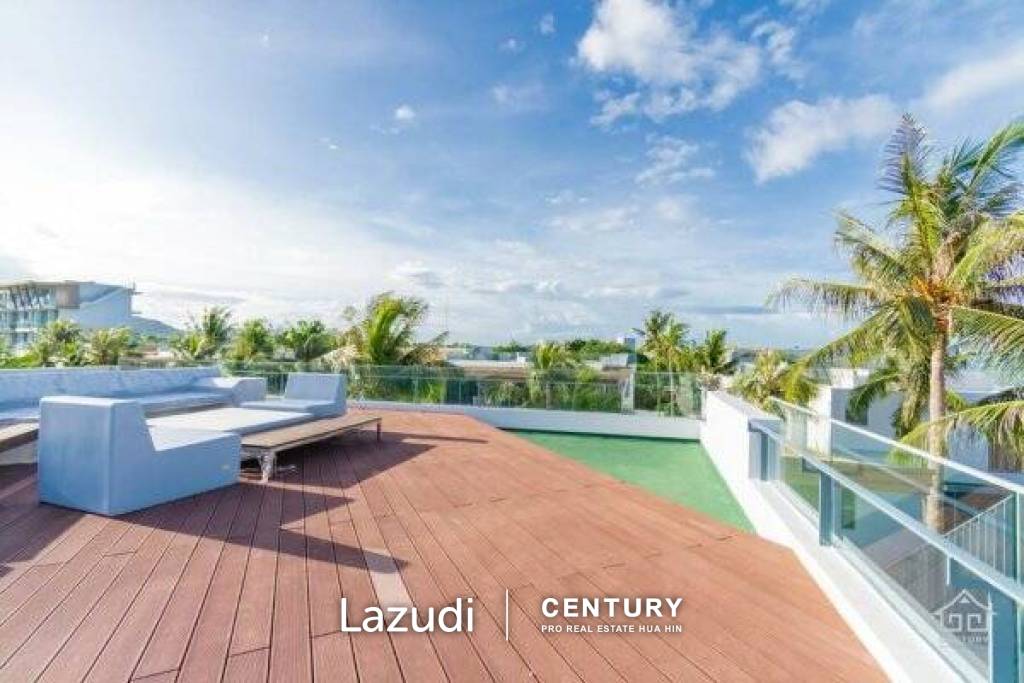 3 Bed 171 Sqm Ocas Hua Hin Condominium : Luxurious Penthouse  beachside