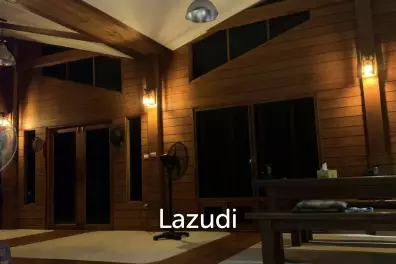 บ้านสวน สไตล์ครันทรี่ หลายหลัง บนเนินที่ดิน  วิวสวยพระอาทิตย์ ขึ้นและลง