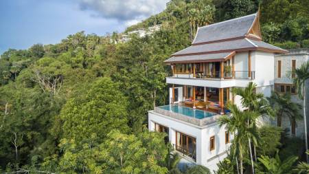 Surin: 4 Bed Ocean View Pool Villa