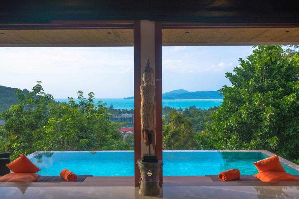 Surin: 4 Bed Ocean View Pool Villa