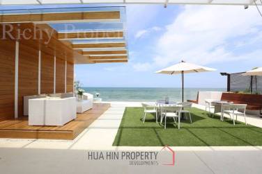 Luxury Pool Villa Beachfront  Hua Hin Cha-am for sale near Dusit Resort Hotel