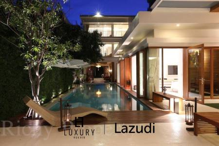 Luxury Pool Villa Beachfront  Hua Hin Cha-am for sale near Dusit Resort Hotel