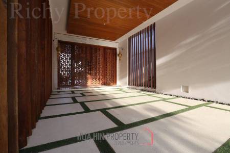 Luxury Pool Villa Beachfront  Hua Hin Cha-am for sale near Dusit Resort Hotel