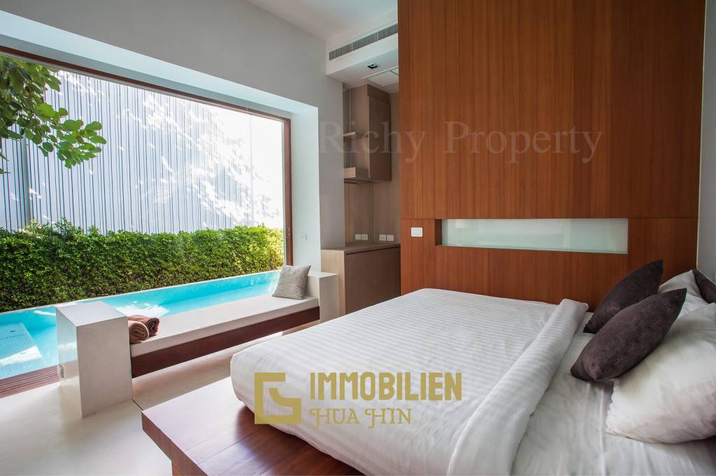 Luxury Pool Villa Beachfront  Hua Hin Cha-am for sale near Dusit Resort Hotel