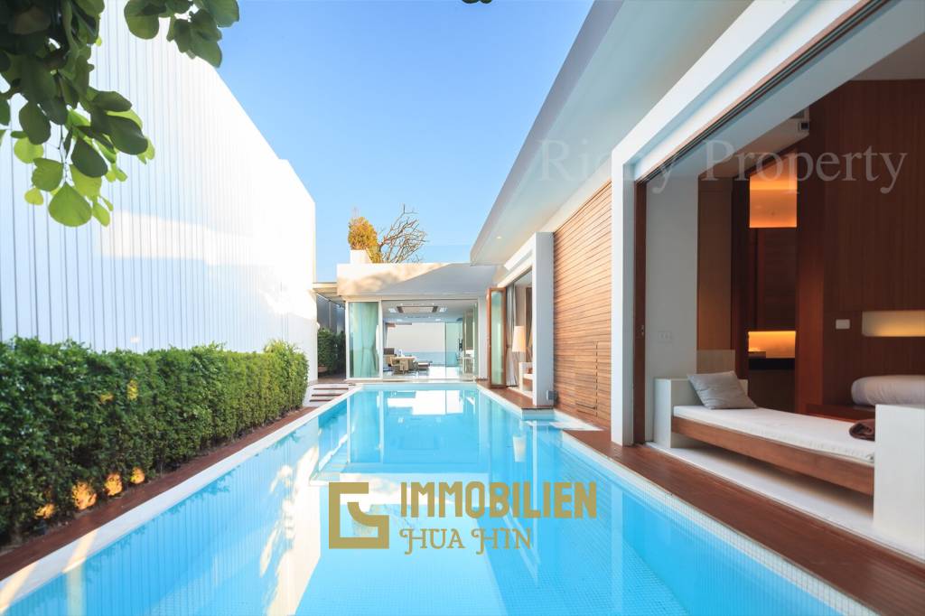 Luxury Pool Villa Beachfront  Hua Hin Cha-am for sale near Dusit Resort Hotel