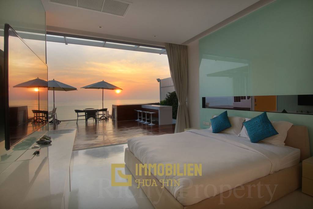 Luxury Pool Villa Beachfront  Hua Hin Cha-am for sale near Dusit Resort Hotel