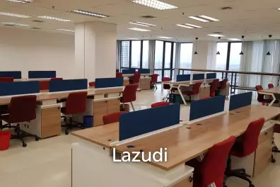 Office space for rent at RS Tower , F.32 , size 654.80 sqm. Included Furnitures ,