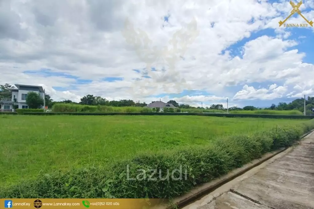 Land 2 Rai in Project Village near to White Temple for SALE!