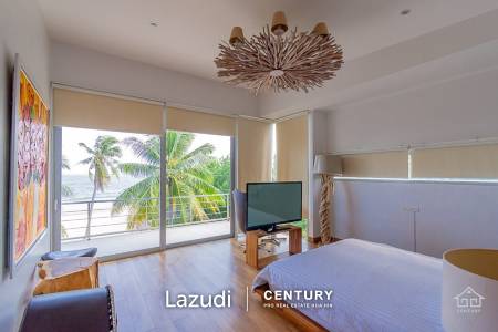 Absolute Beachfront 5 bed Pool Villa + Maids