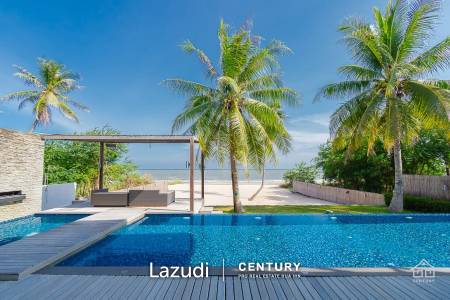 Absolute Beachfront 5 bed Pool Villa + Maids