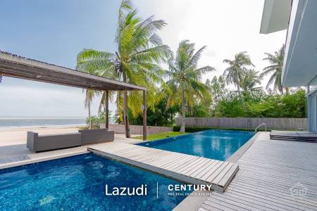 Absolute Beachfront 5 bed Pool Villa + Maids