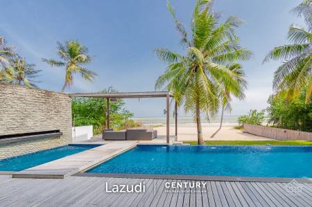 Absolute Beachfront 5 bed Pool Villa + Maids