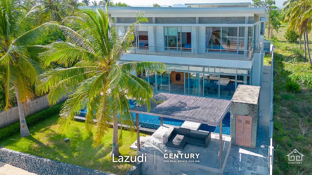 Absolute Beachfront 5 bed Pool Villa + Maids