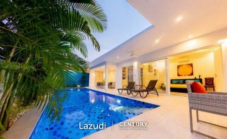 PALM AVENUE 1 : High quality 2 Bed Pool Villa