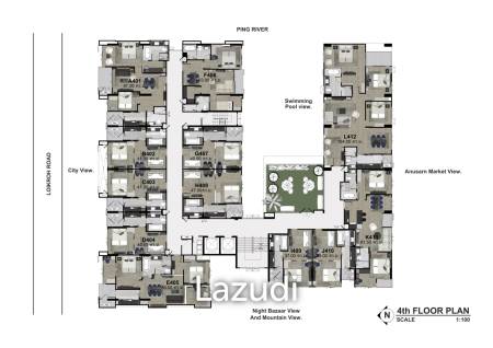 3 bed 129.22sq.m The Erawan Condo