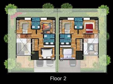 Code KRB8781 Modern Twin Townhome