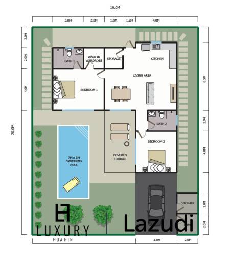 400 qm 2 Bett 2 Bad Villa Für Verkauf