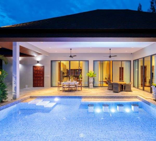 PANORAMA : Great Value & Design 2 bed pool Villa : PLOT 18 B1 Design