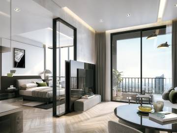 2 Bed 68.60 SQM Chapter Charoennakhorn-Riverside