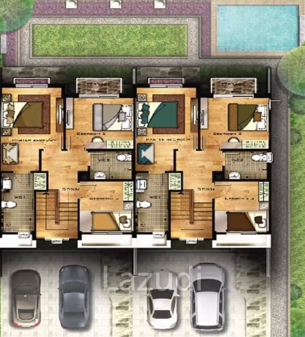 3 Bed 2 Bath 160 SQ.M Boulevard Tuscany Cha Am - Hua Hin