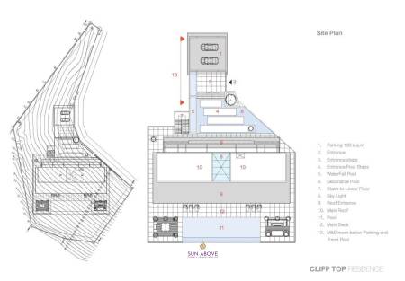 6 Bed 9 Bath  3,300 SQ.M Cliff Top Residence