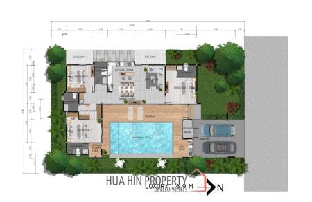 3 Bed 2 Bath 238 SQ.M iBreeze view Hua-Hin