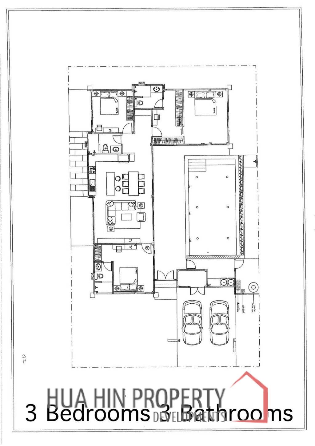 3 Bed 3 Bath 236 SQ.M iBreeze view Hua-Hin