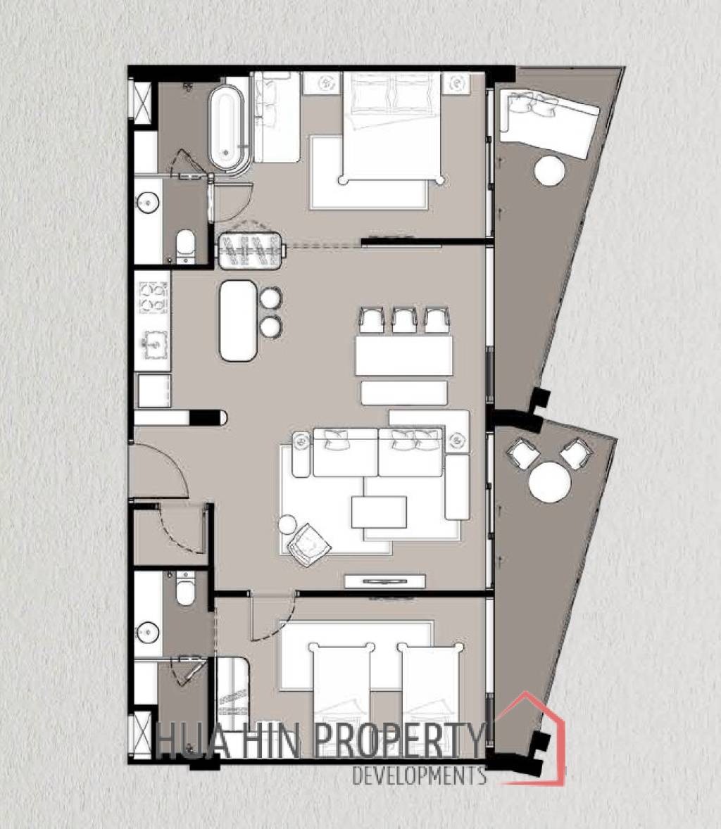 2 bed 101.50 SQM Intercontinental Residences