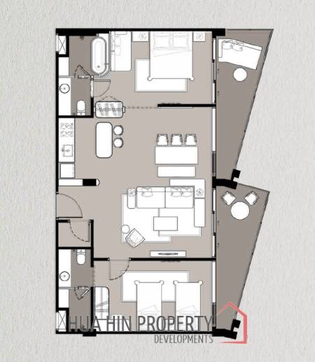 2 bed 101.50 SQM Intercontinental Residences