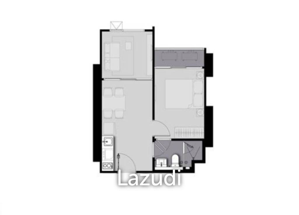 HIGHEST FLOOR WITH CITY VIEW!! 1 bed 35 SQM at Life Ladprao Valley