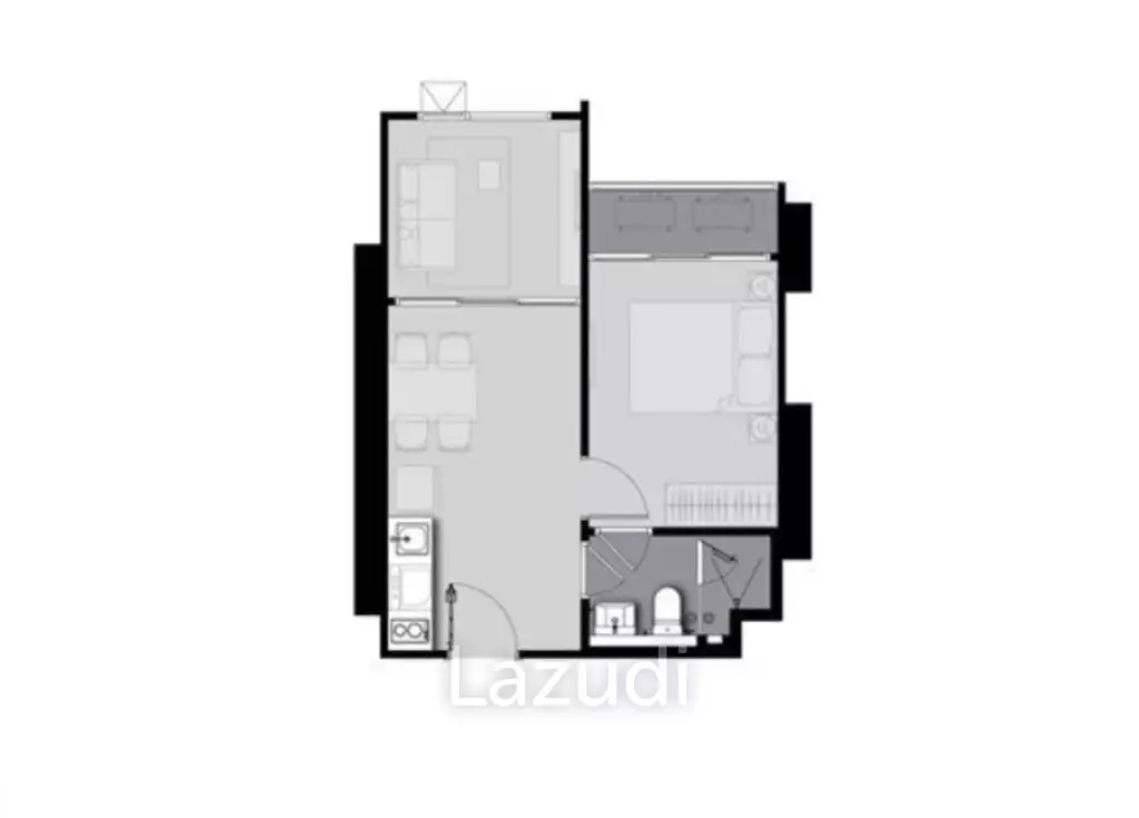 HIGHEST FLOOR WITH CITY VIEW!! 1 bed 35 SQM at Life Ladprao Valley
