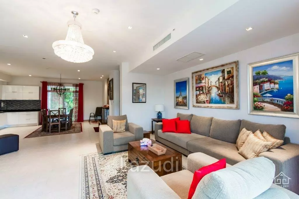 BLUE LAGOON : Immaculately presented 2nd floor 2 bed condo overlooking large swimming pool lagoon.