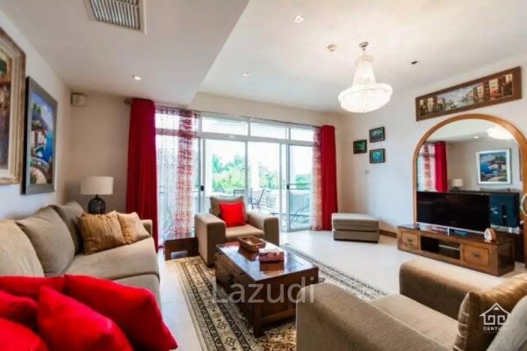 BLUE LAGOON : Immaculately presented 2nd floor 2 bed condo overlooking large swimming pool lagoon.