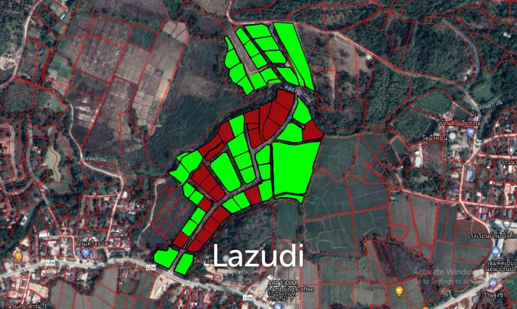 LB68 Large plot of land suitable for investment or housing project, Maekorn, Chiangrai.