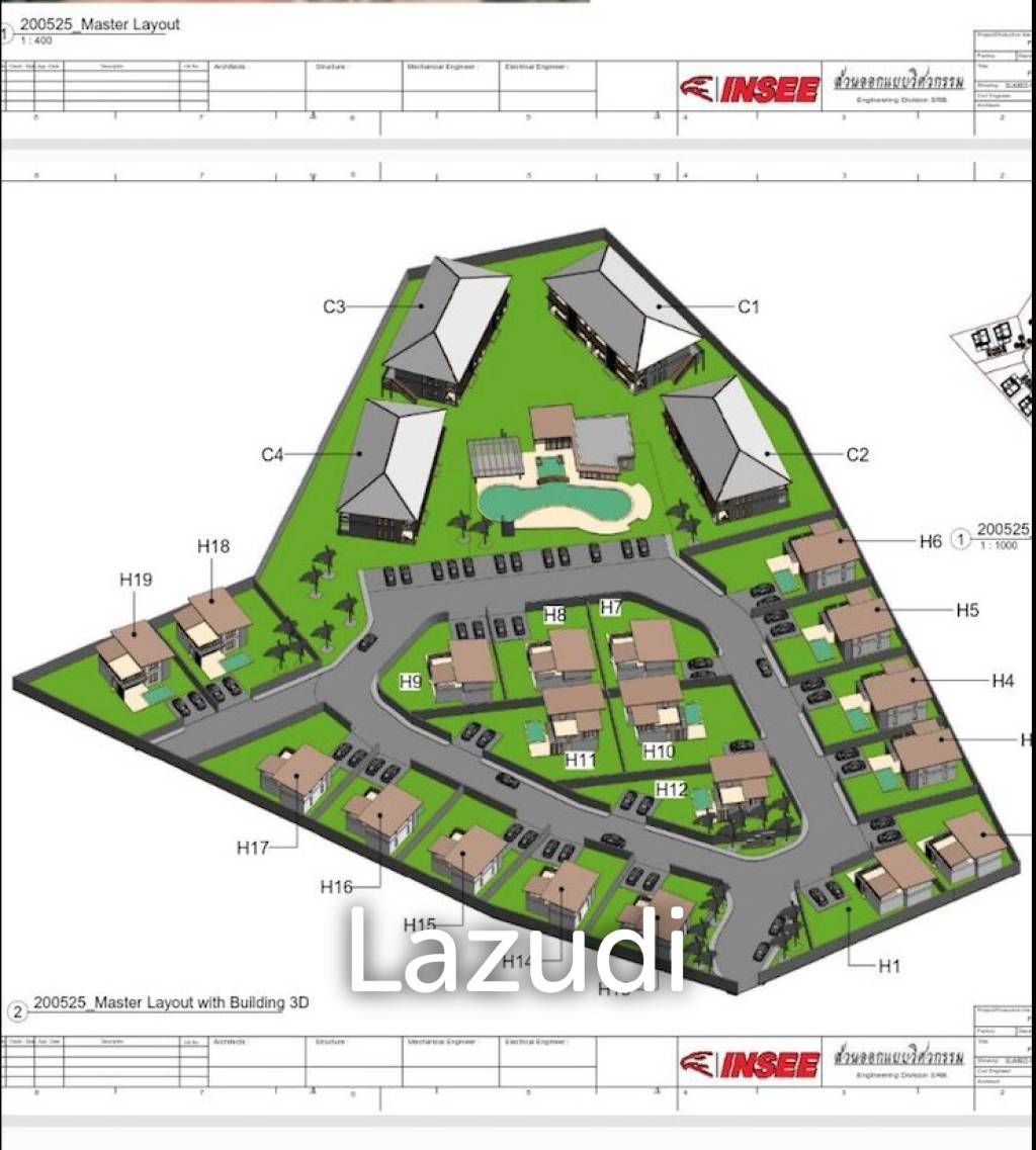 Turnkey development for poolvilla project