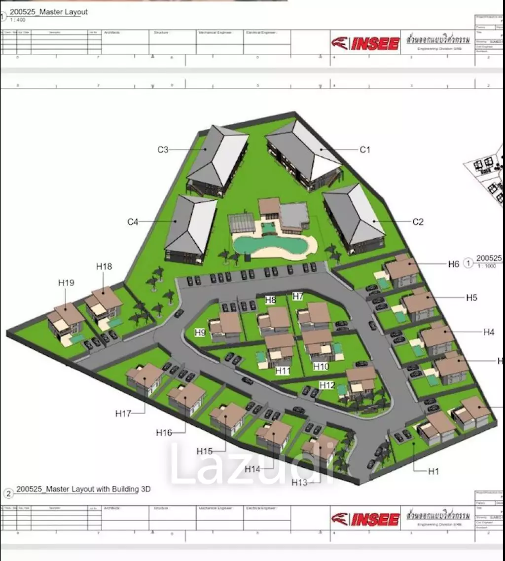 Turnkey development for poolvilla project