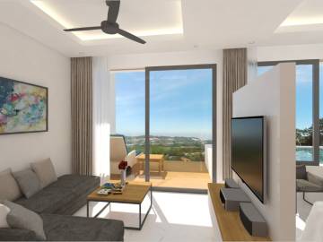 1 bed 53sq.m Seaview pool apartment, Emerald Bayview