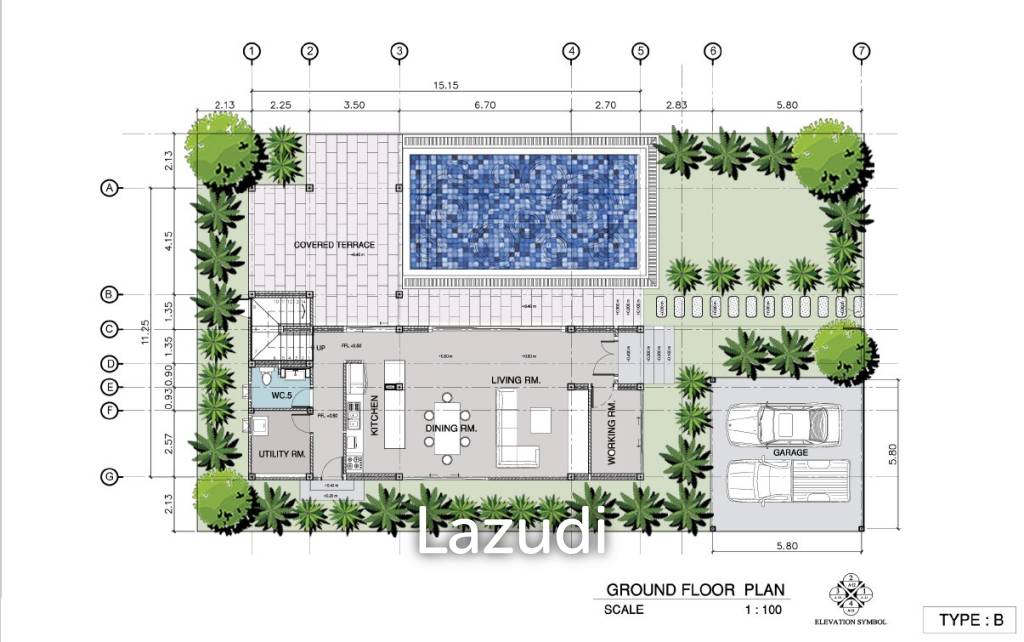 4 Bed 300SQ.M, Serenity Jomtien Villas