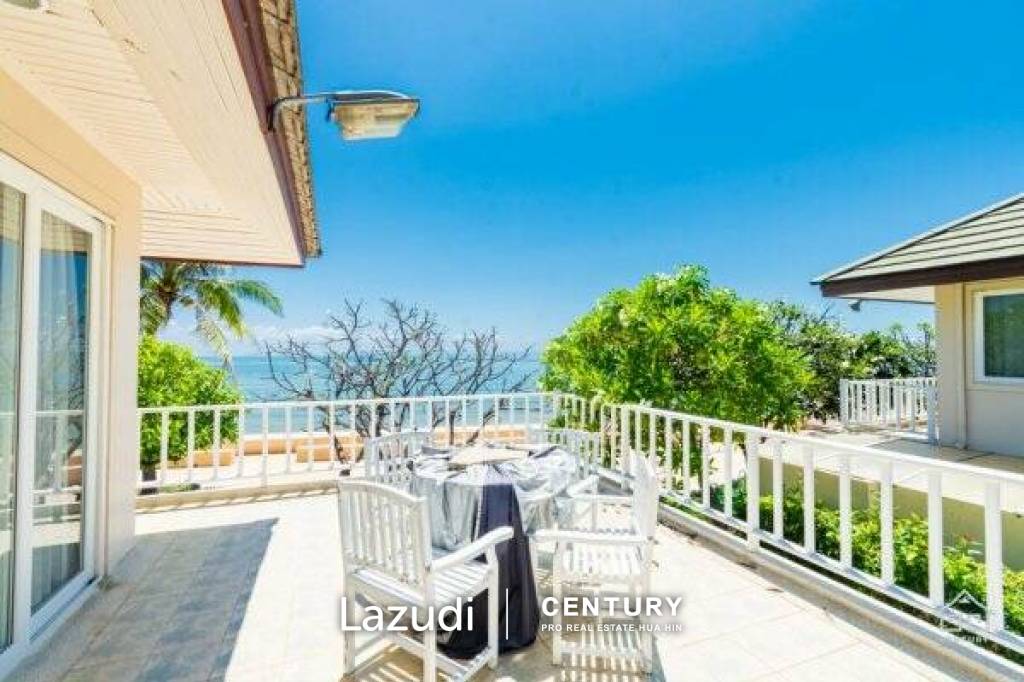BAAN TALAY SAMRAN : Absolute Beachfront Villa in Cha-am