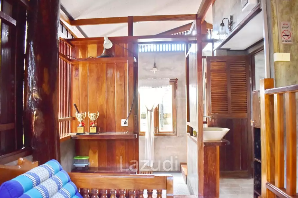 CB35 ขาย/เช่าบ้าน ที่ดิน ร้านอาหารและ บ้านพัก บนเนื้อที่ 1 ไร่ รอบเวียง เชียงราย