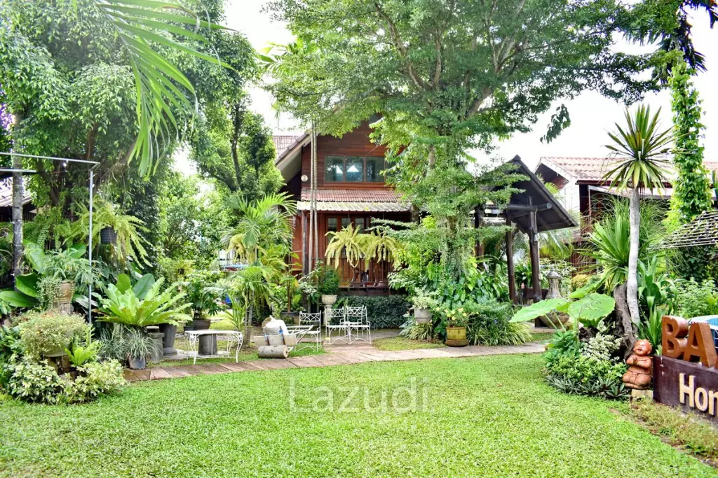 CB35 ขาย/เช่าบ้าน ที่ดิน ร้านอาหารและ บ้านพัก บนเนื้อที่ 1 ไร่ รอบเวียง เชียงราย