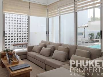 Cherngtalay, Bang-jo;Minimal Modern 3 Bedroom Pool Villa