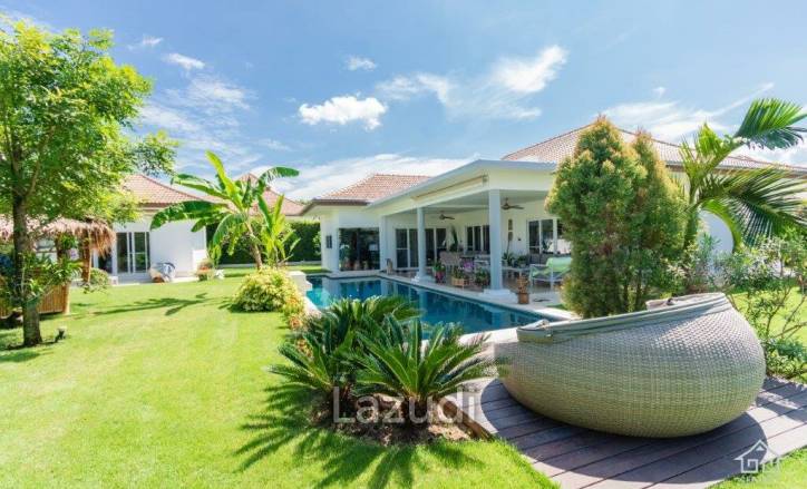 Well Maintained 4 bedroom / 4 Bathroom Pool Villa on large Plot