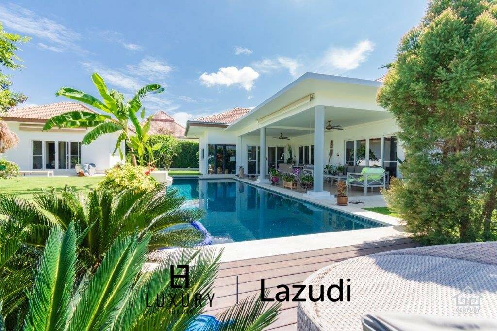 Well Maintained 4 bedroom / 4 Bathroom Pool Villa on large Plot