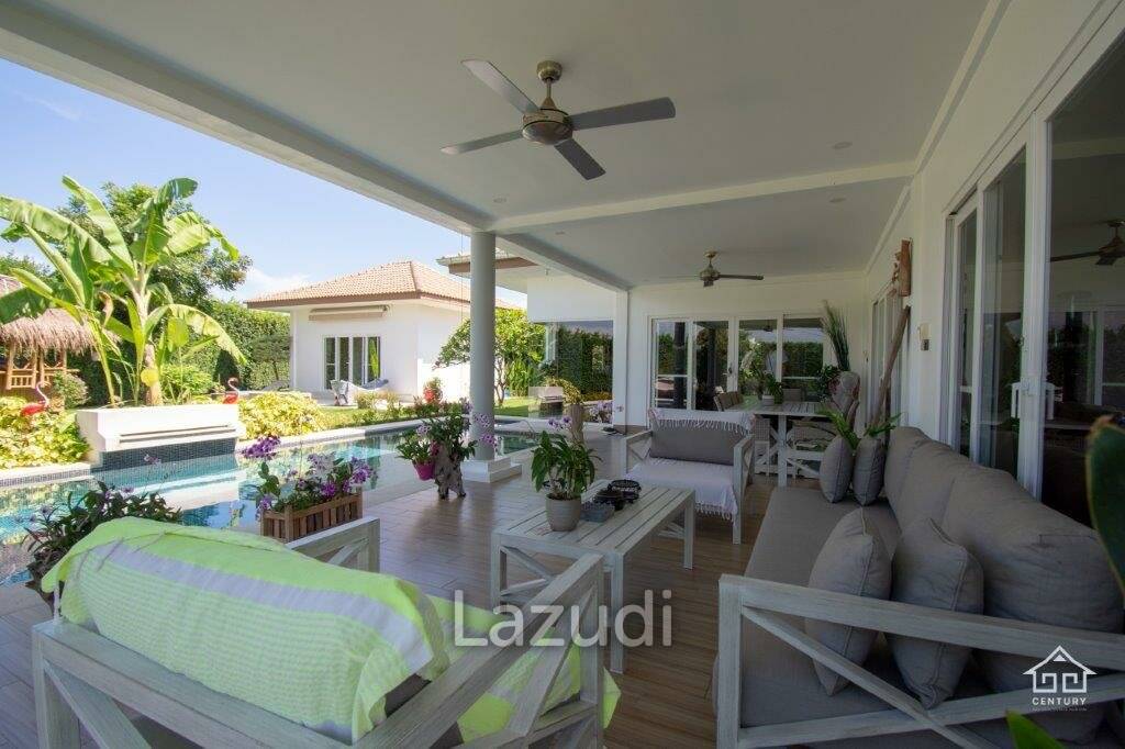 Well Maintained 4 bedroom / 4 Bathroom Pool Villa on large Plot