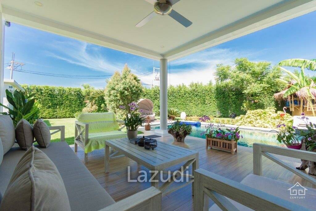 Well Maintained 4 bedroom / 4 Bathroom Pool Villa on large Plot